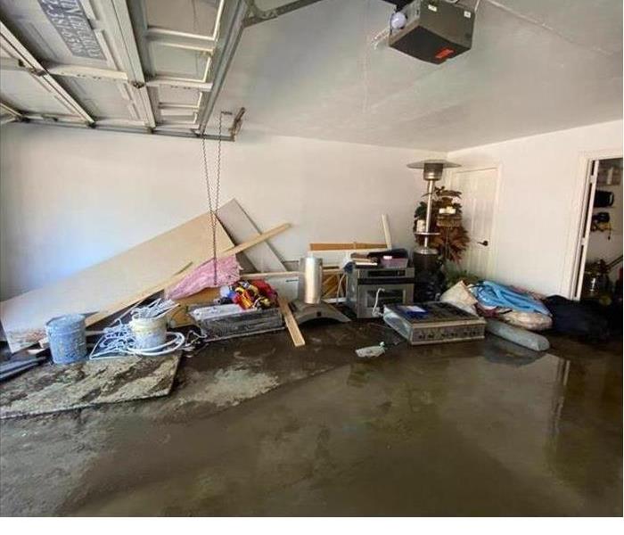 Flooded garage